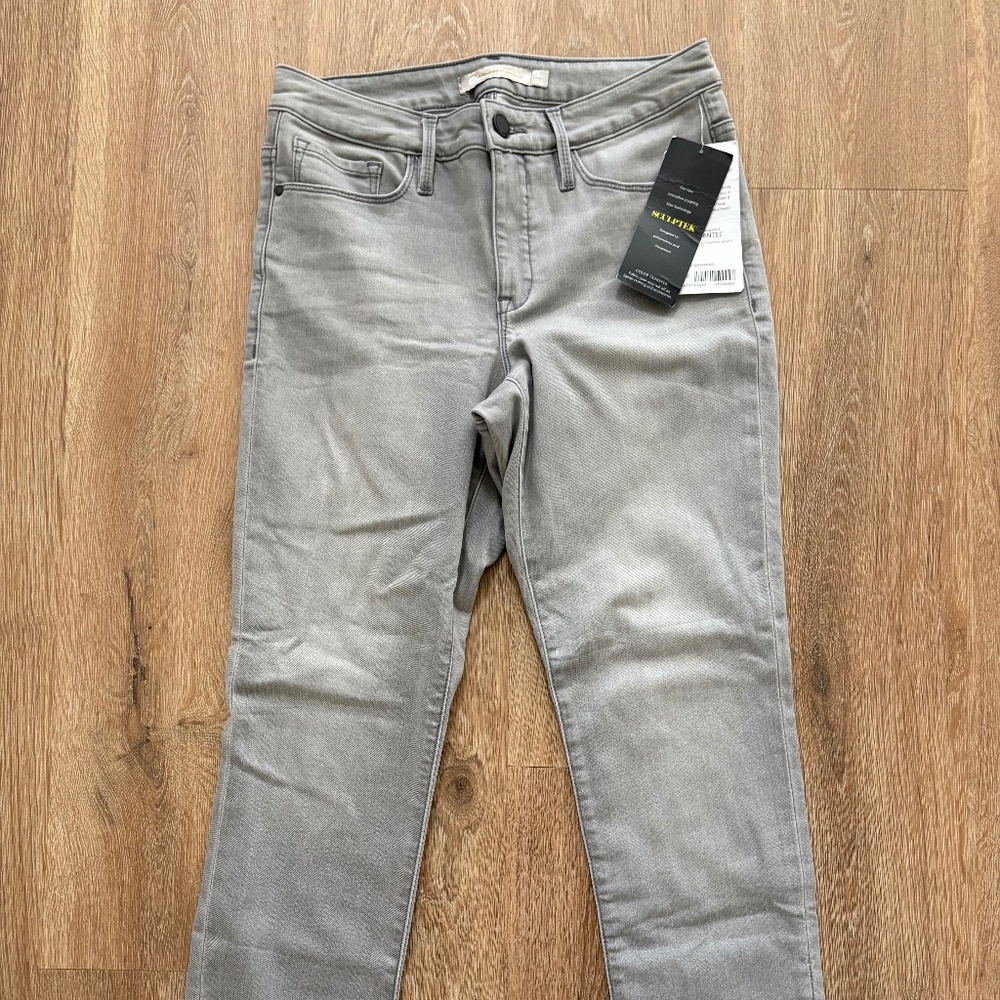 NWT Athleta Sculptek Mid Rise Skinny Ankle Crop Jeans Size 6